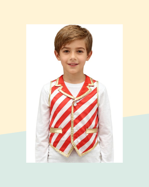 Gilet Sucre d'Orge Rayé Enfant - photo premium Panoplia
