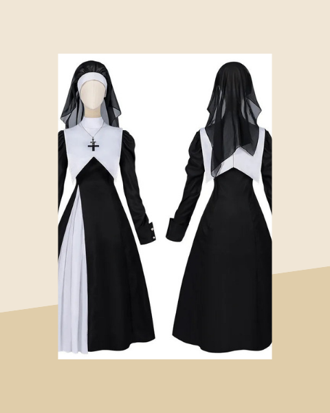 Ensemble Déguisement Nonne Femme - photo premium Panoplia