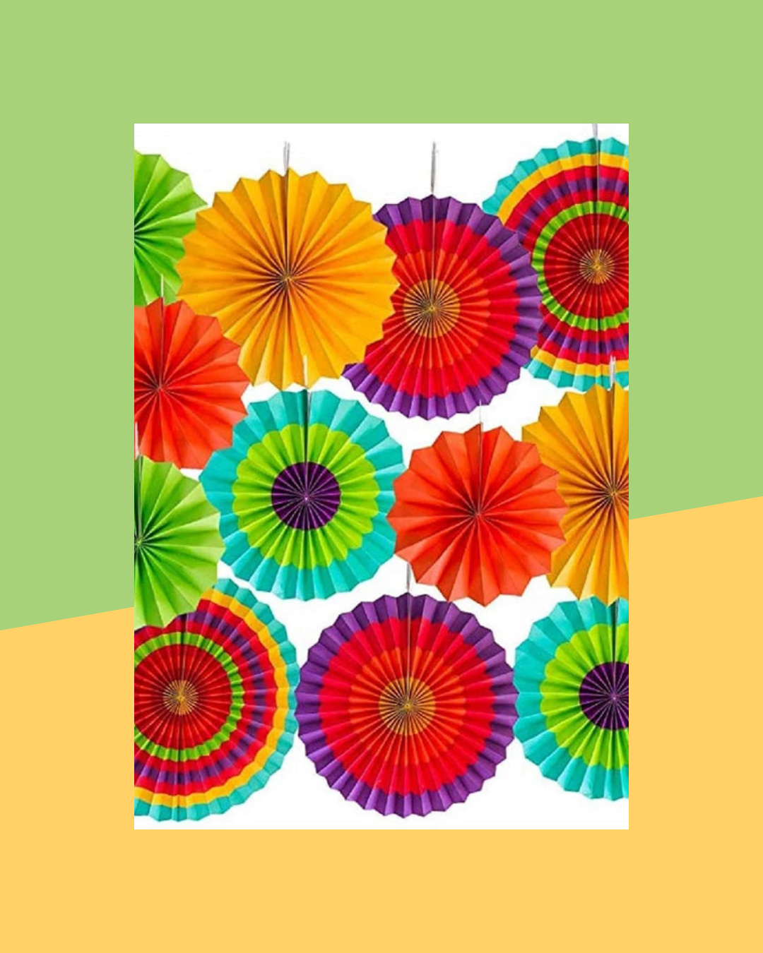 Eventails Papier Colores Fiesta Mexicaine - photo premium Panoplia