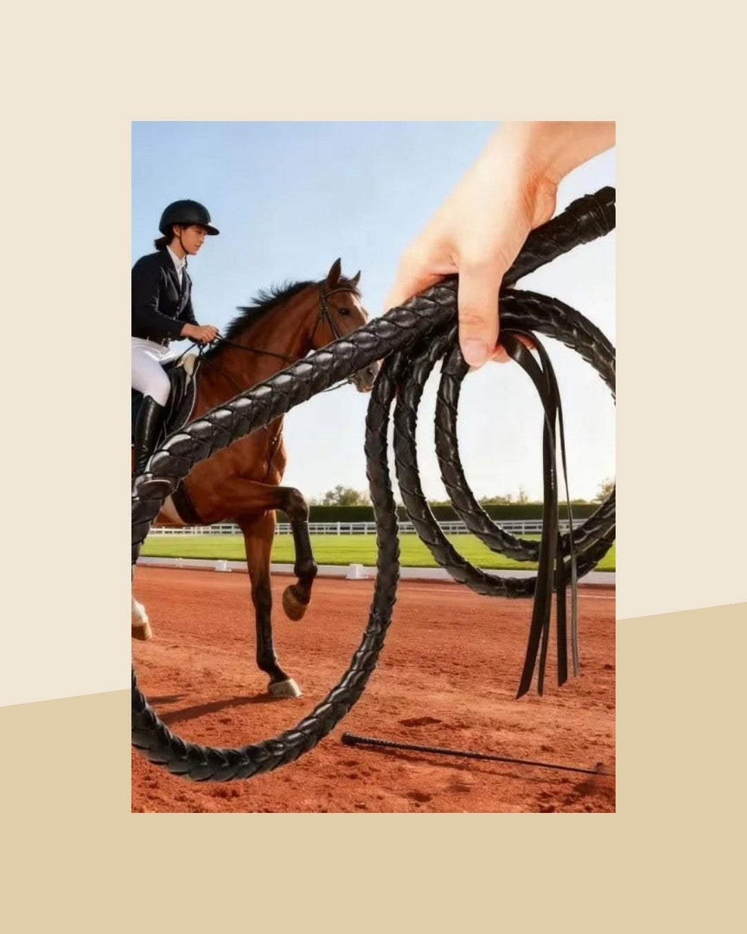 Fouet de Cow-Boy – Accessoire de Déguisement – photo premium Panoplia
