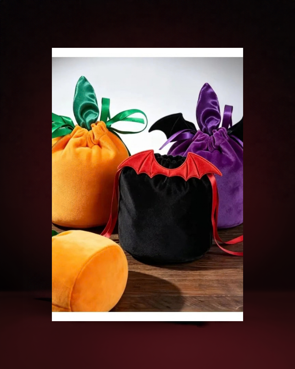 Sacs à Bonbons Chauve-Souris et Citrouille - visuel premium