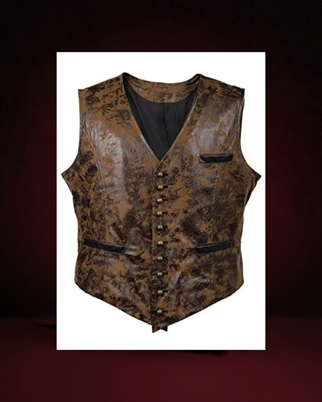 Gilet Steampunk Médiéval Gothique Homme – photo premium