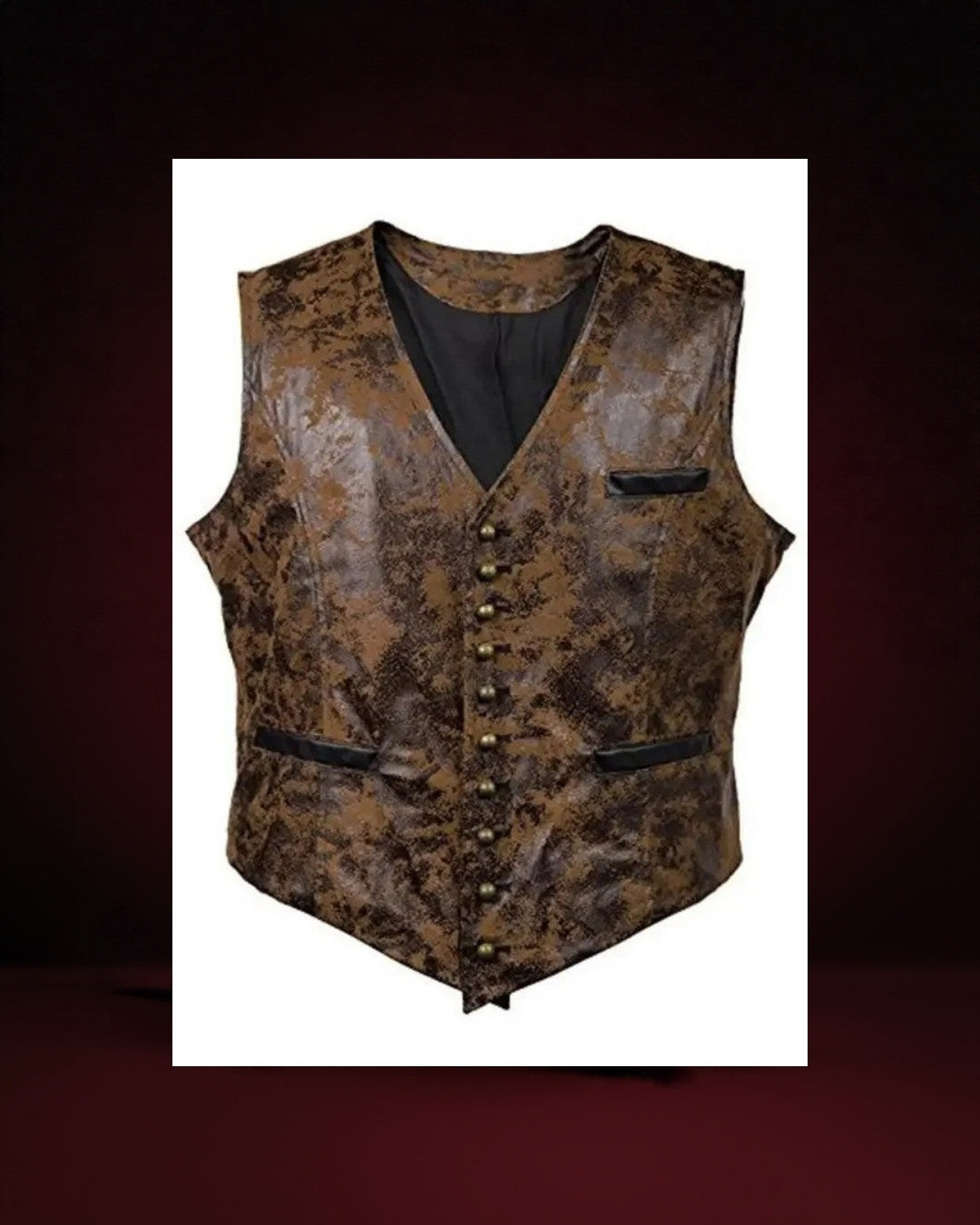 Gilet Steampunk Médiéval Gothique Homme – photo premium