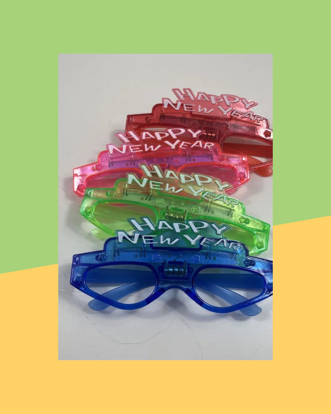 Lunettes lumineuses LED clignotantes - photo premium