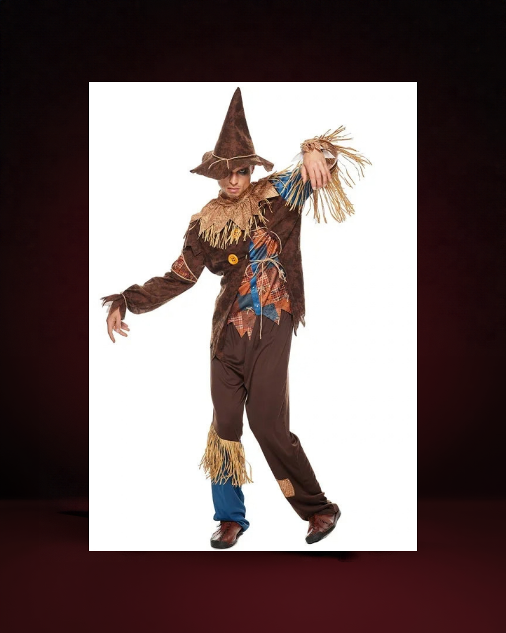 Costume d'Épouvantail Maléfique Homme - visuel premium