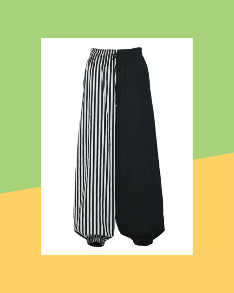 Pantalon Bouffant de Clown à Rayures - photo premium Panoplia