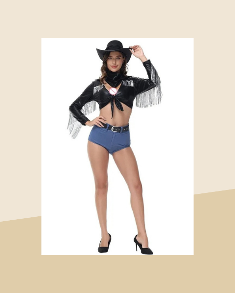 Déguisement Cowgirl Sexy Femme – Tenue Western Rétro - photo premium Panoplia