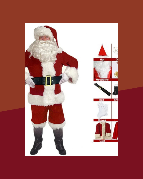 Costume de Père Noël – Tenue de Fête - photo premium Panoplia