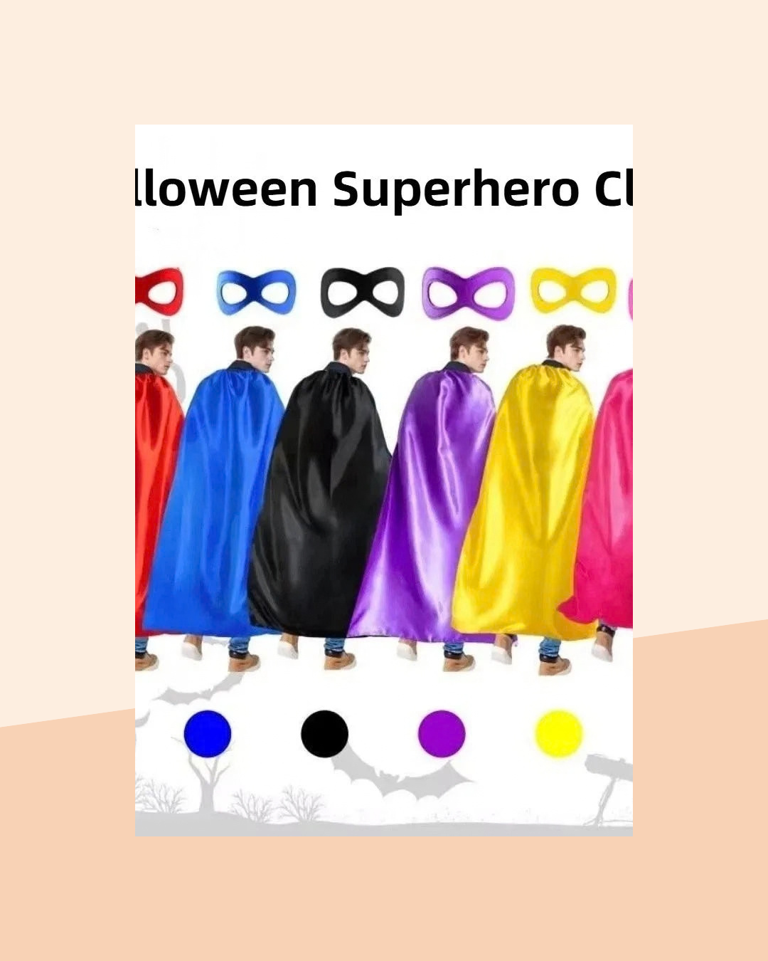 Cape Super-Héros Famille - visuel premium