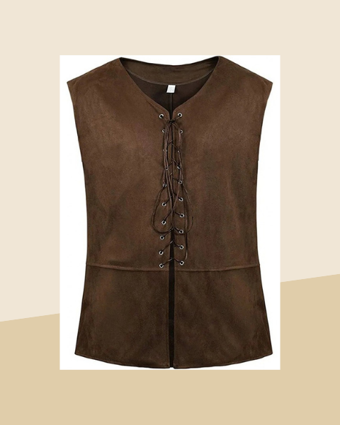 Gilet de Pirate Médiéval Homme - photo premium Panoplia