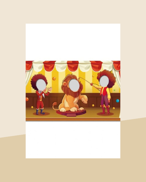 Toile de fond animaux cirque Carnaval - photo premium Panoplia