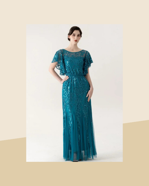 Robe Charleston Années 20 Sequins Pampilles - photo premium Panoplia