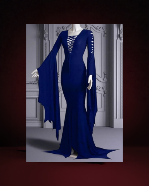 Robe Sorcière Gothique à Lacets - photo premium Panoplia