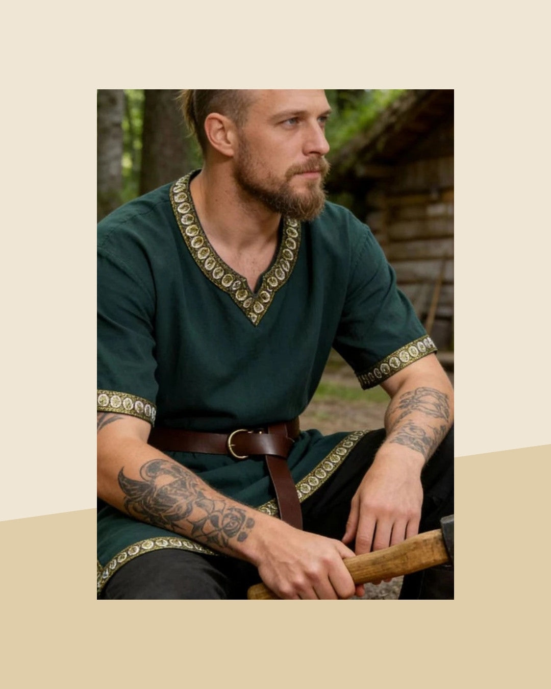 Tunique de Chevalier Viking Homme – photo premium