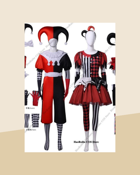 Kit Duo Déguisement Roi et Bouffon Couple - photo premium Panoplia