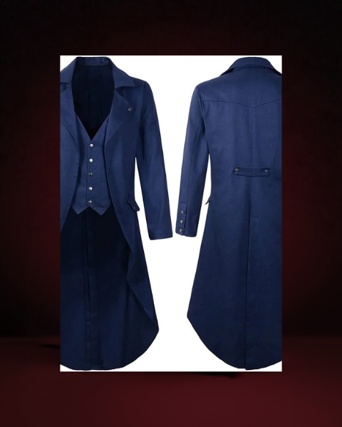 Veste Queue-de-Pie Vampire Steampunk Homme - photo premium Panoplia