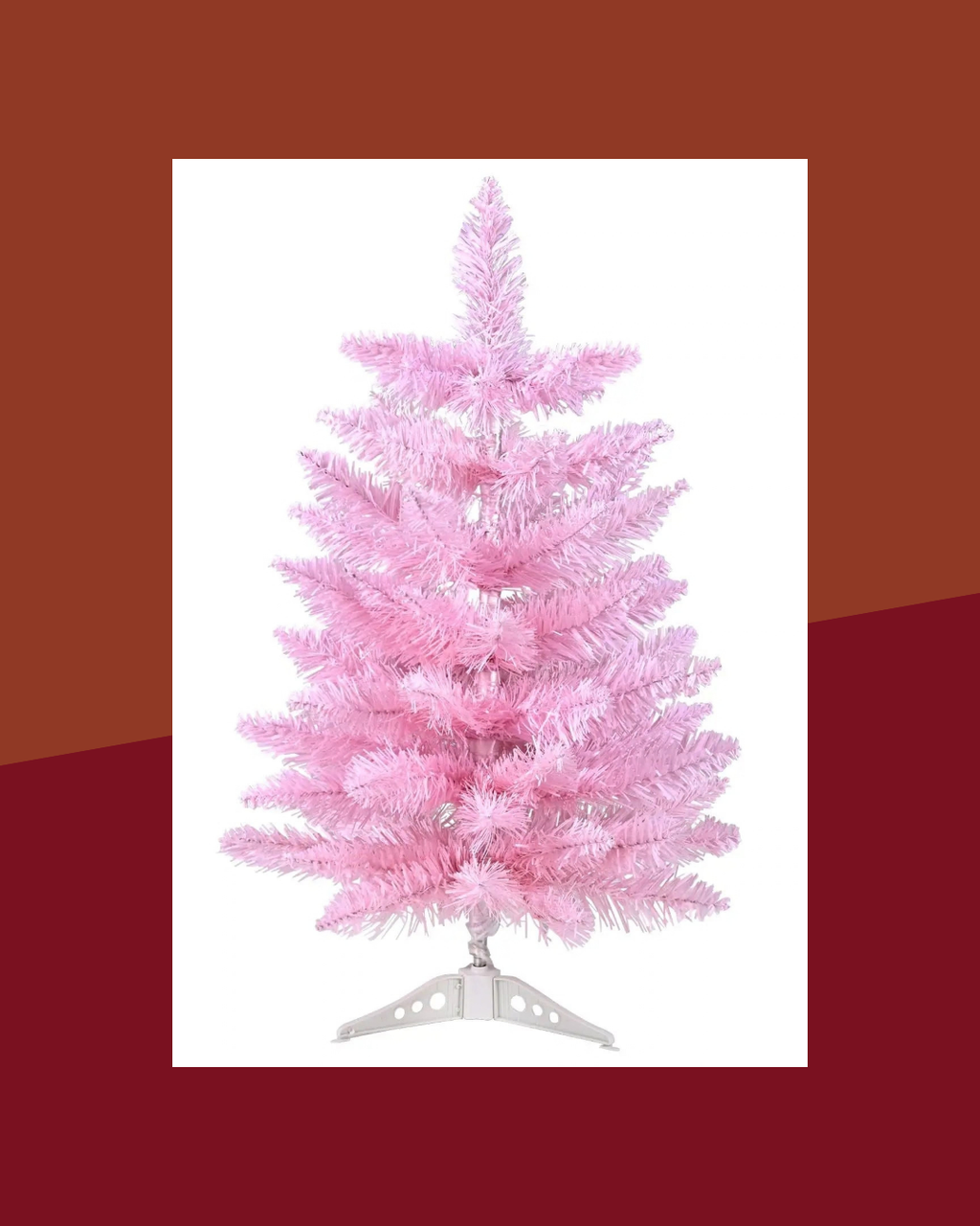 Ornement de sapin rouge Noël - visuel premium