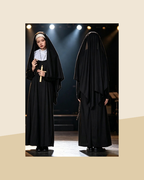 Robe Longue de Nonne Noire - photo premium Panoplia