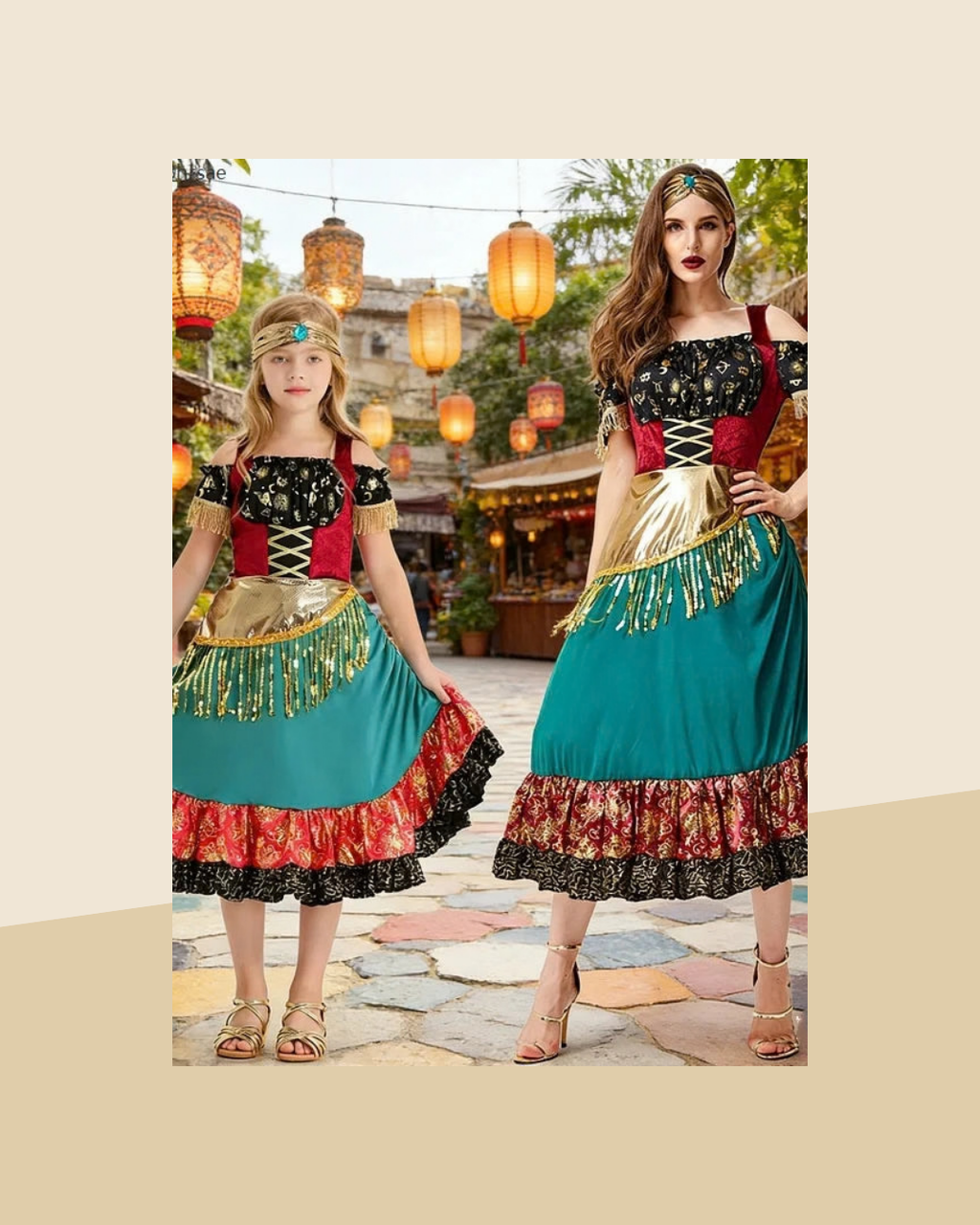 Robe de Flamenco Gitane Femme - visuel premium