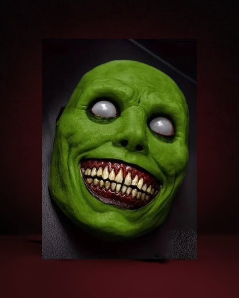Masque Sourire Démoniaque Effrayant - photo premium Panoplia