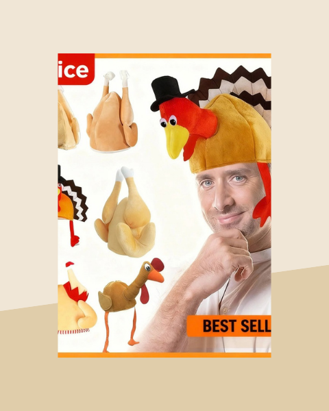 Chapeau Rigolo Patte de Dinde - photo premium Panoplia
