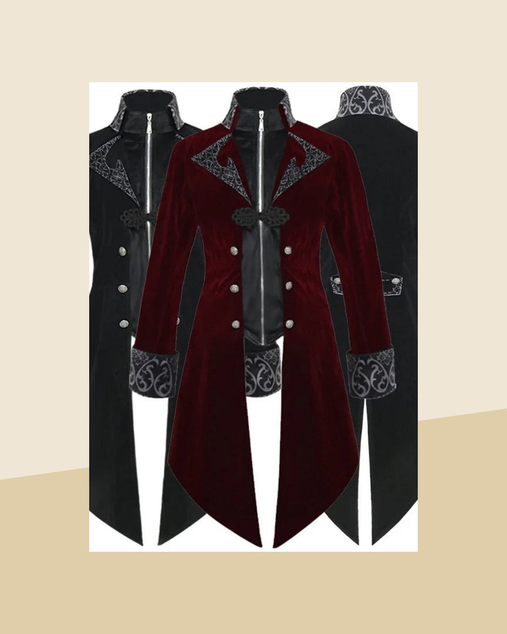 Veste Smoking Steampunk Gothique Homme – photo premium Panoplia