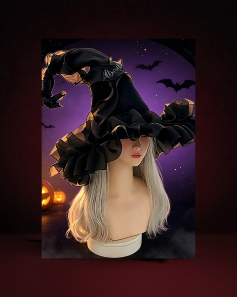Serre-Tête Chapeau de Sorcière - photo premium Panoplia