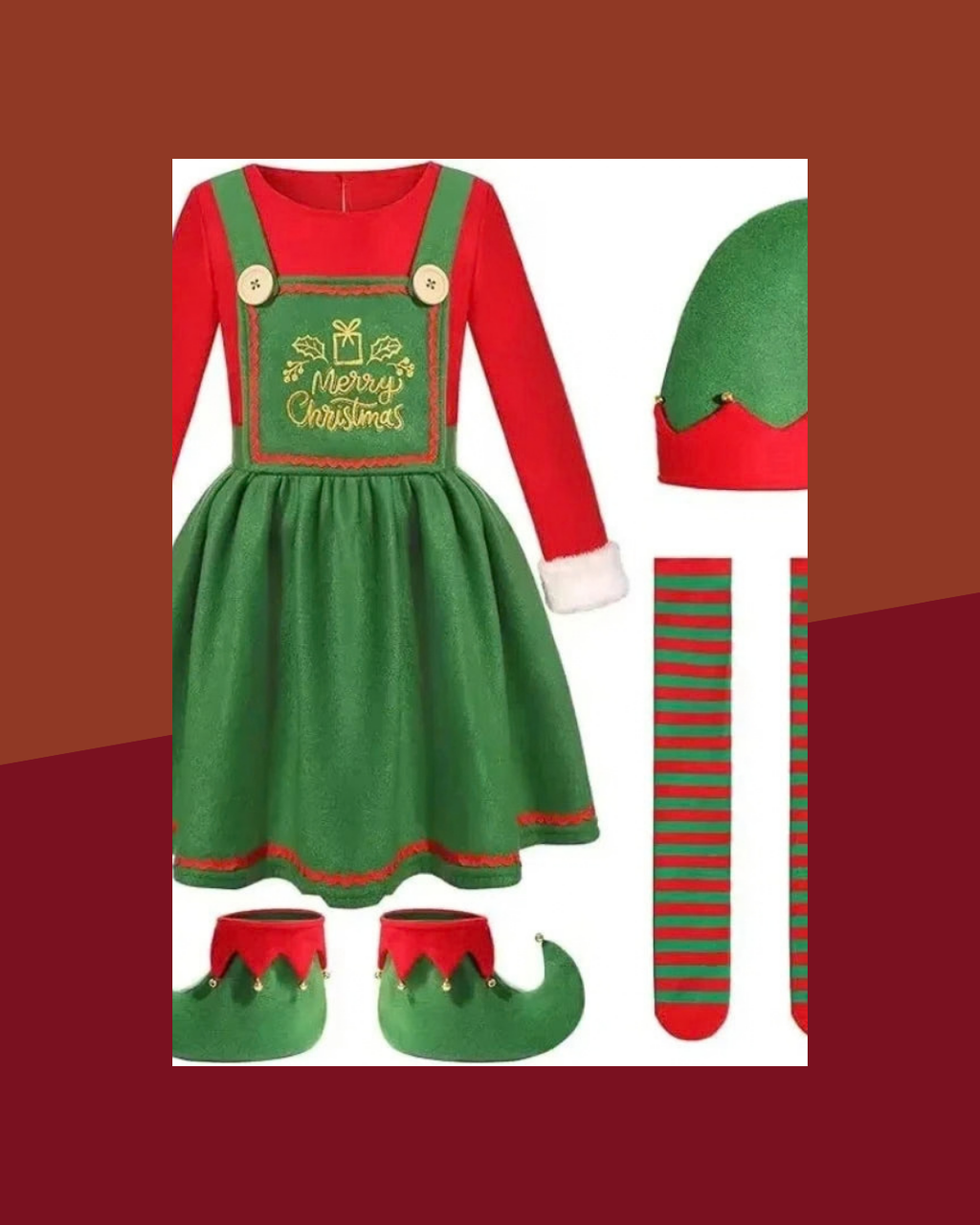 Déguisement Lutin de Noël Famille - photo premium Panoplia