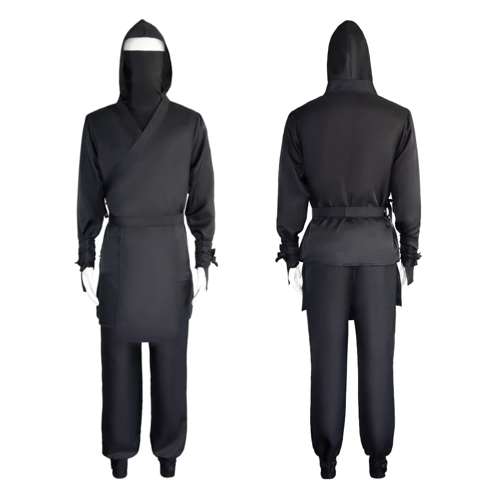 Déguisement Ninja Noir Homme – Ensemble S à XXL