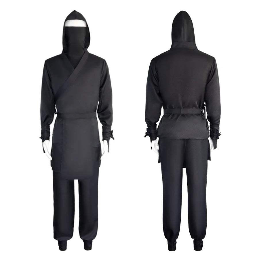 Déguisement Ninja Noir Homme – Ensemble S à XXL