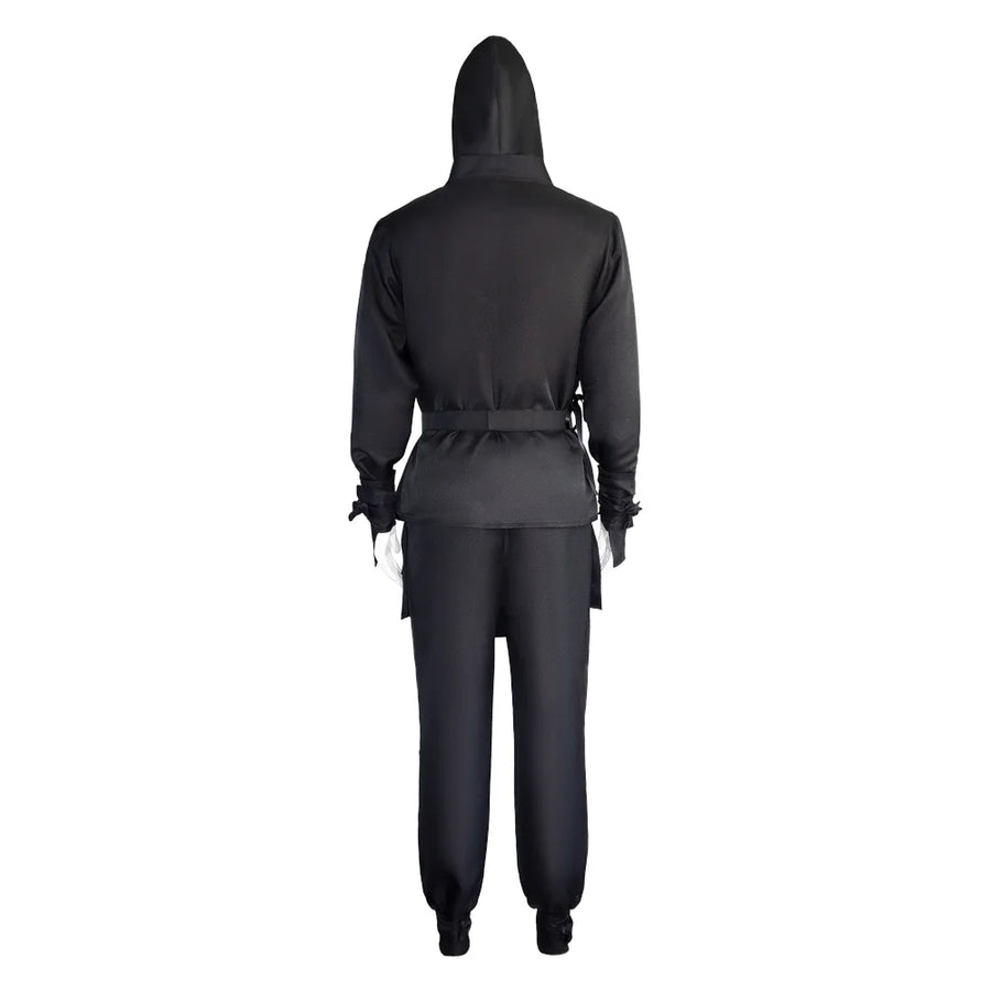Déguisement Ninja Noir Homme – Ensemble S à XXL