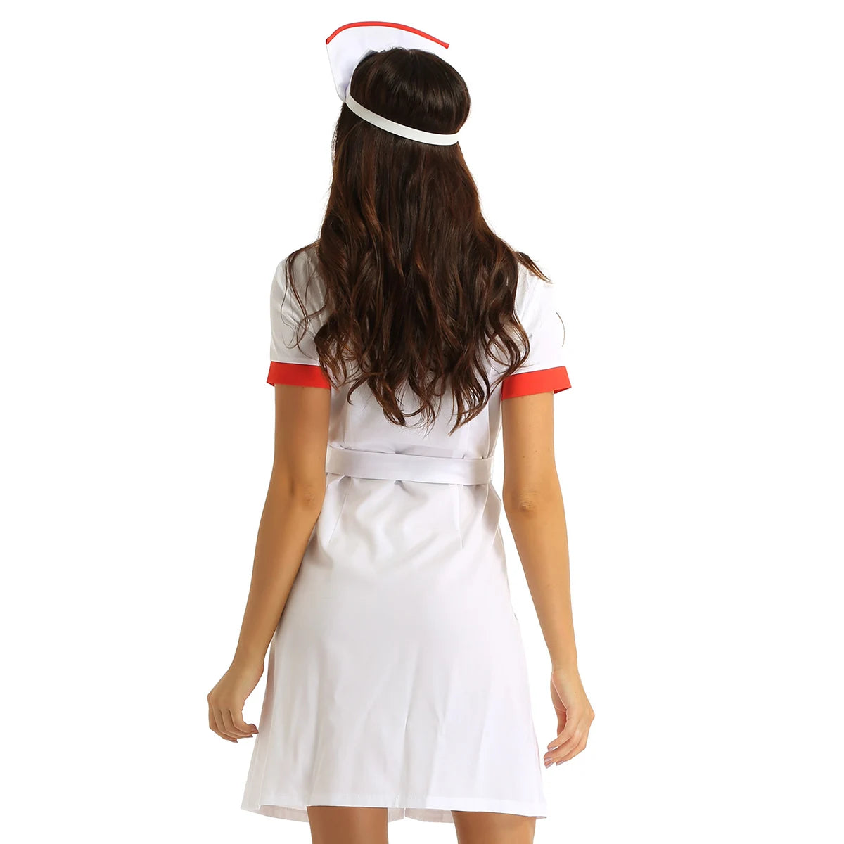 Robe d'Infirmière Sexy avec Col – vue 2