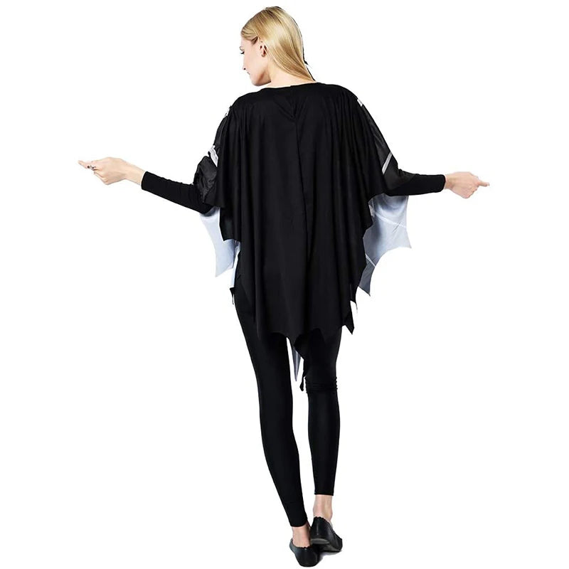 Poncho Toile d'Araignée Noir Femme – Cape Halloween