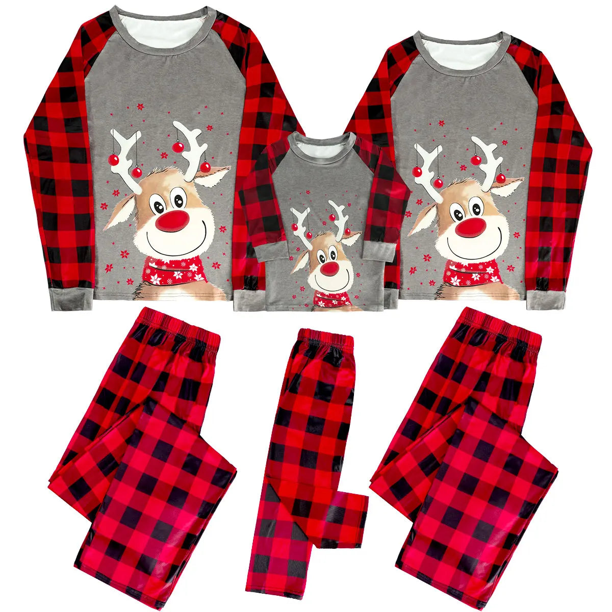 Pyjama Famille Assorti Renne de Noël – vue 14