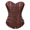Corset Bustier Steampunk Brocart – Grandes Tailles – vue 7