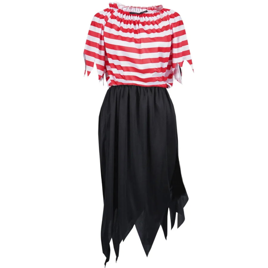 Déguisement Pirate Rayé Femme – Robe Taille M
