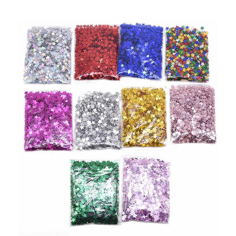 Confettis Étoiles Décoratifs – 6 ou 10 mm