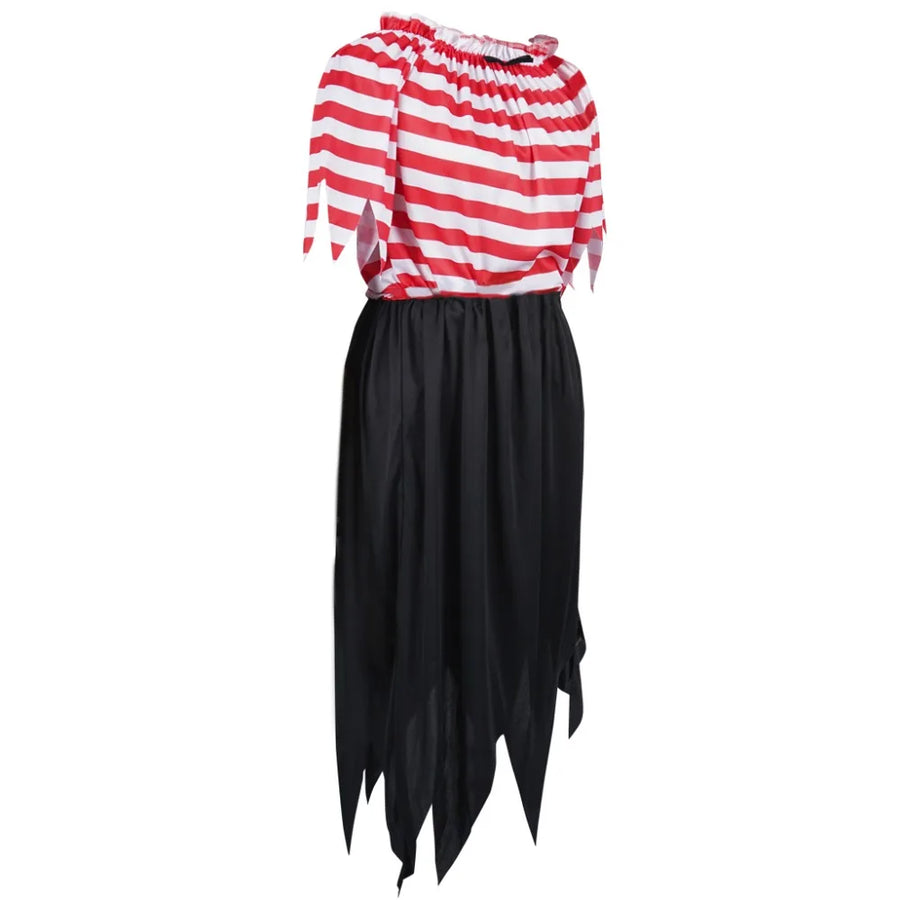 Déguisement Pirate Rayé Femme – Robe Taille M