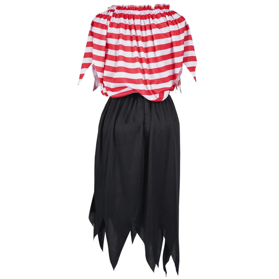Déguisement Pirate Rayé Femme – Robe Taille M