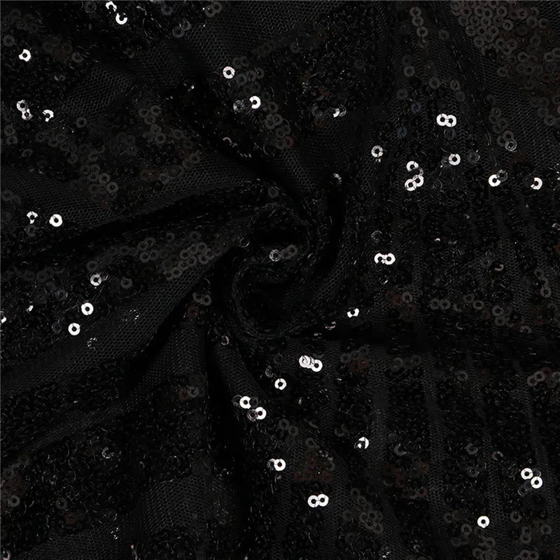 Combinaison Femme à Sequins – Manches Longues