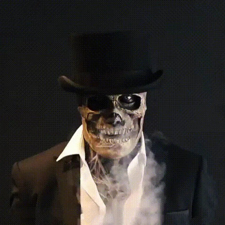 Masque Zombie Cerveau à Nu en Latex