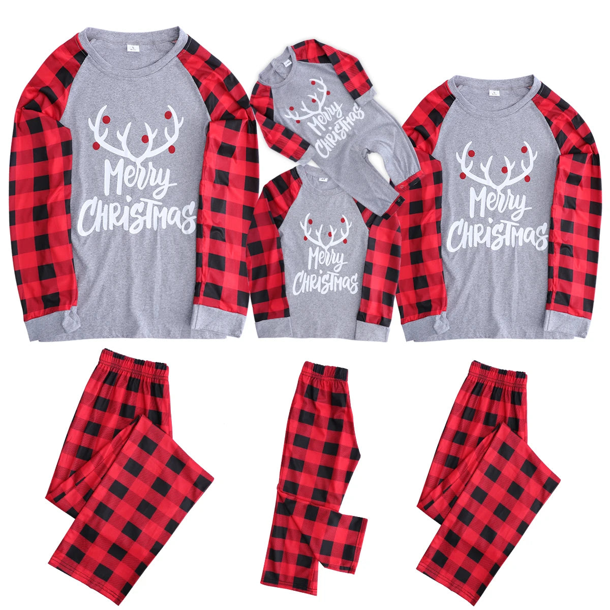 Pyjama Famille Assorti Renne de Noël – vue 12