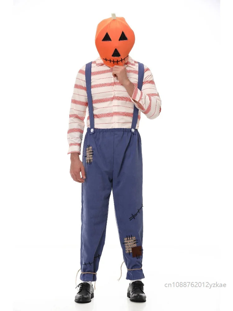 Costume Famille Épouvantail Citrouille – vue 8