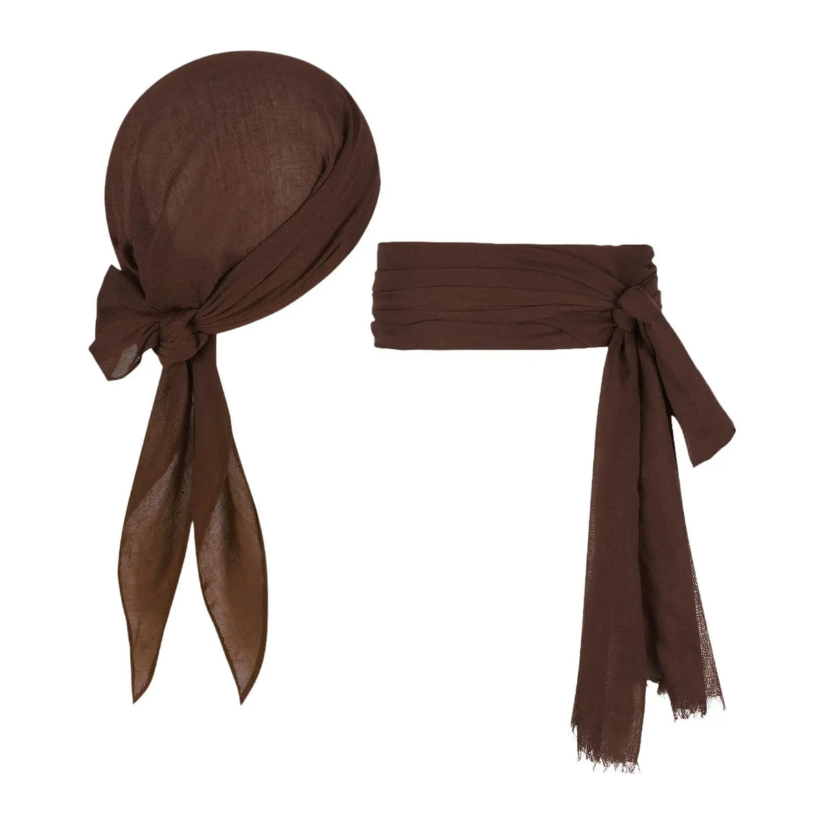 Kit Pirate – Turban et Ceinture en Tissu – vue 4