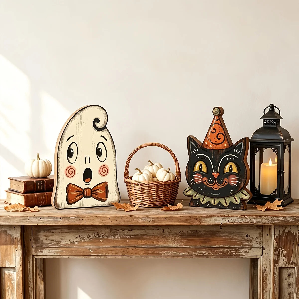 Décoration en bois à poser Halloween – vue 4