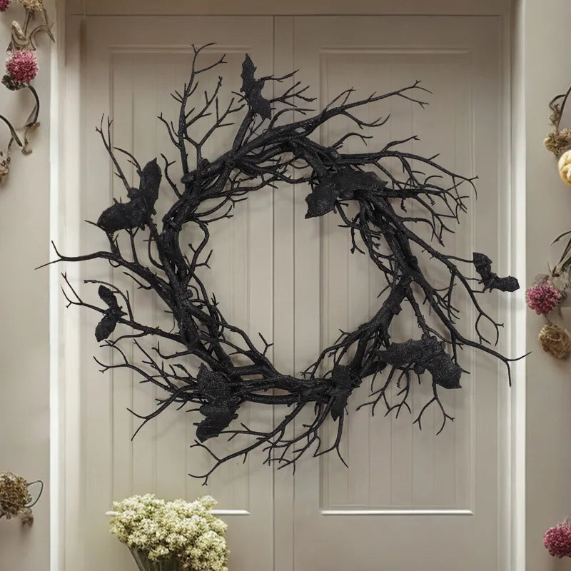 Couronne décorative LED Halloween - Panoplia