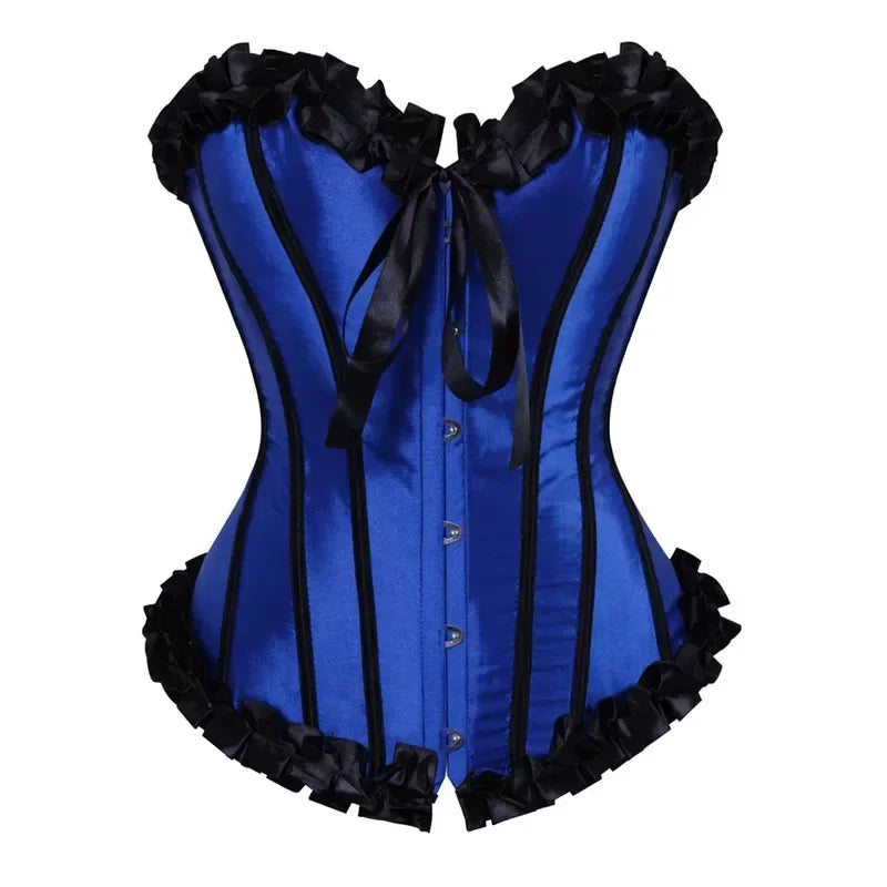 Corset Gothique Baleiné à Lacets