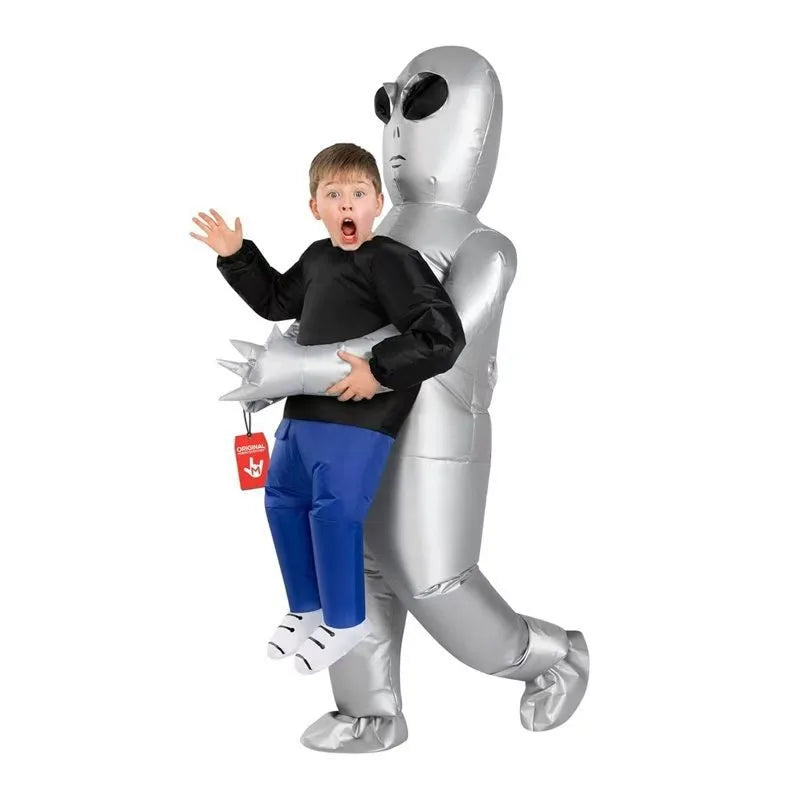 Déguisement Gonflable Alien Adulte – Costume Rigolo – vue 4