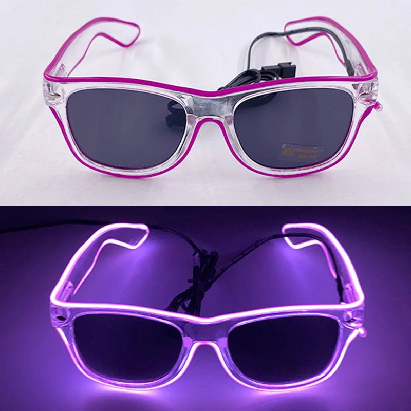 Lunettes Néon LED Lumineuses – vue 34
