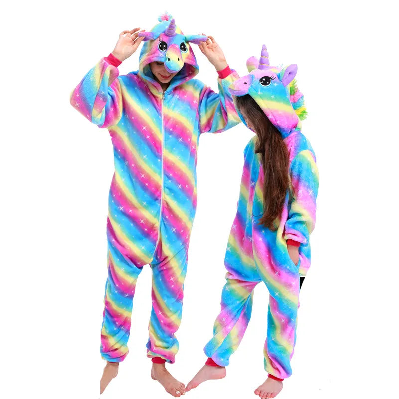 Combinaison Kigurumi Animal Enfant & Adulte – 21 Modèles